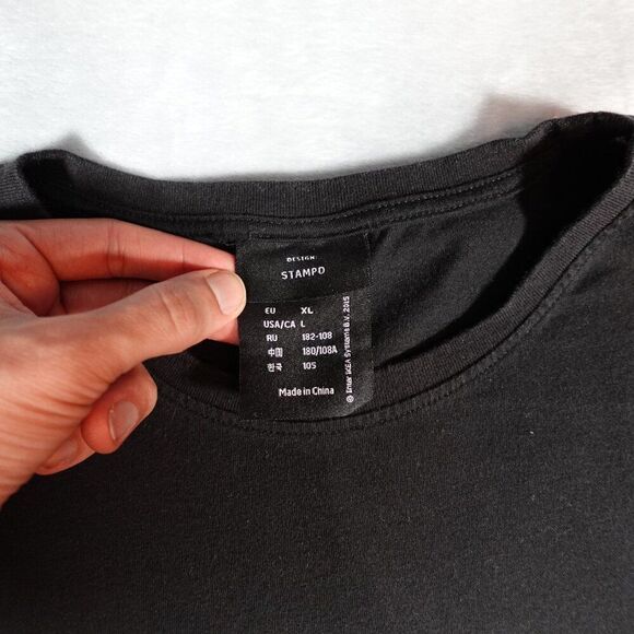 IKEA x Stampd Box Logo Crewneck T Shirt Mens Large Limited Edition Black - Picture 4 of 9